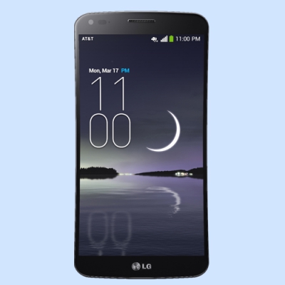 LG G Flex Back Cover Black/White